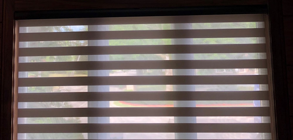 Picture of zebra blinds